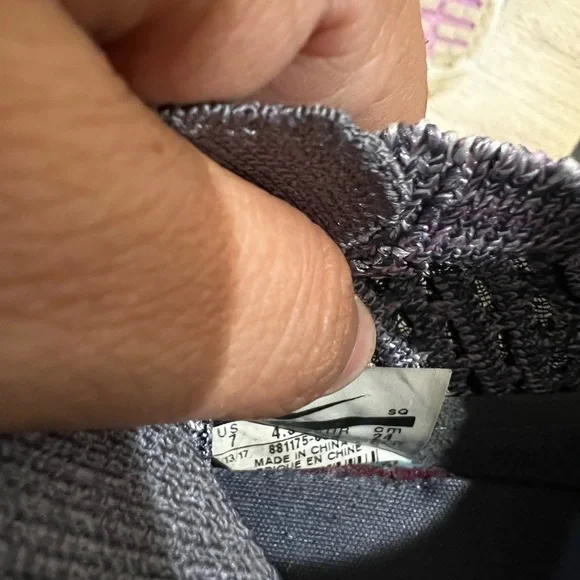 Nike Women's Athletic Shoes - Black and Purple - Picture 6 of 6